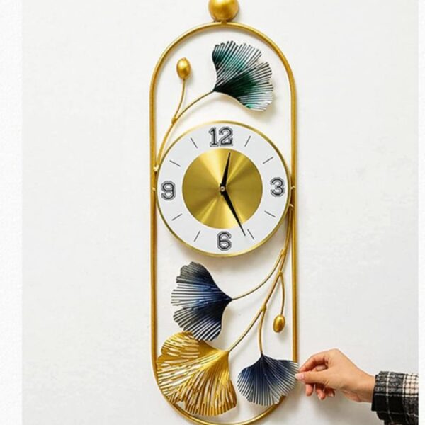 Multicolor Metal Wall Clock